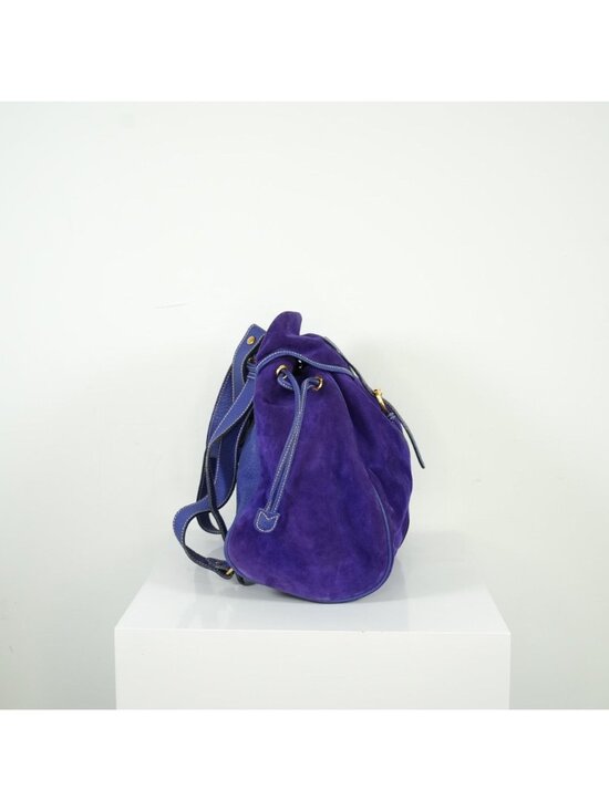 Gucci Purple Suede Backpack main image 5